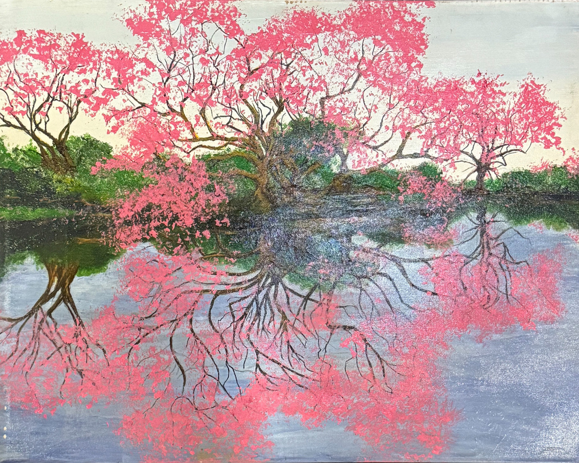 Apple Blossoms — artwork by David Thomas Hardy