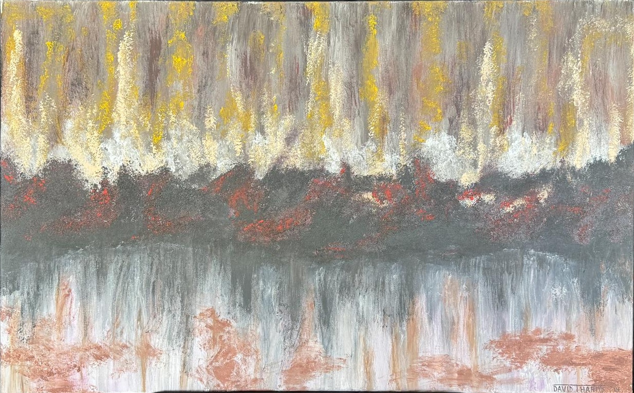Between Fire and Water — artwork by David Thomas Hardy