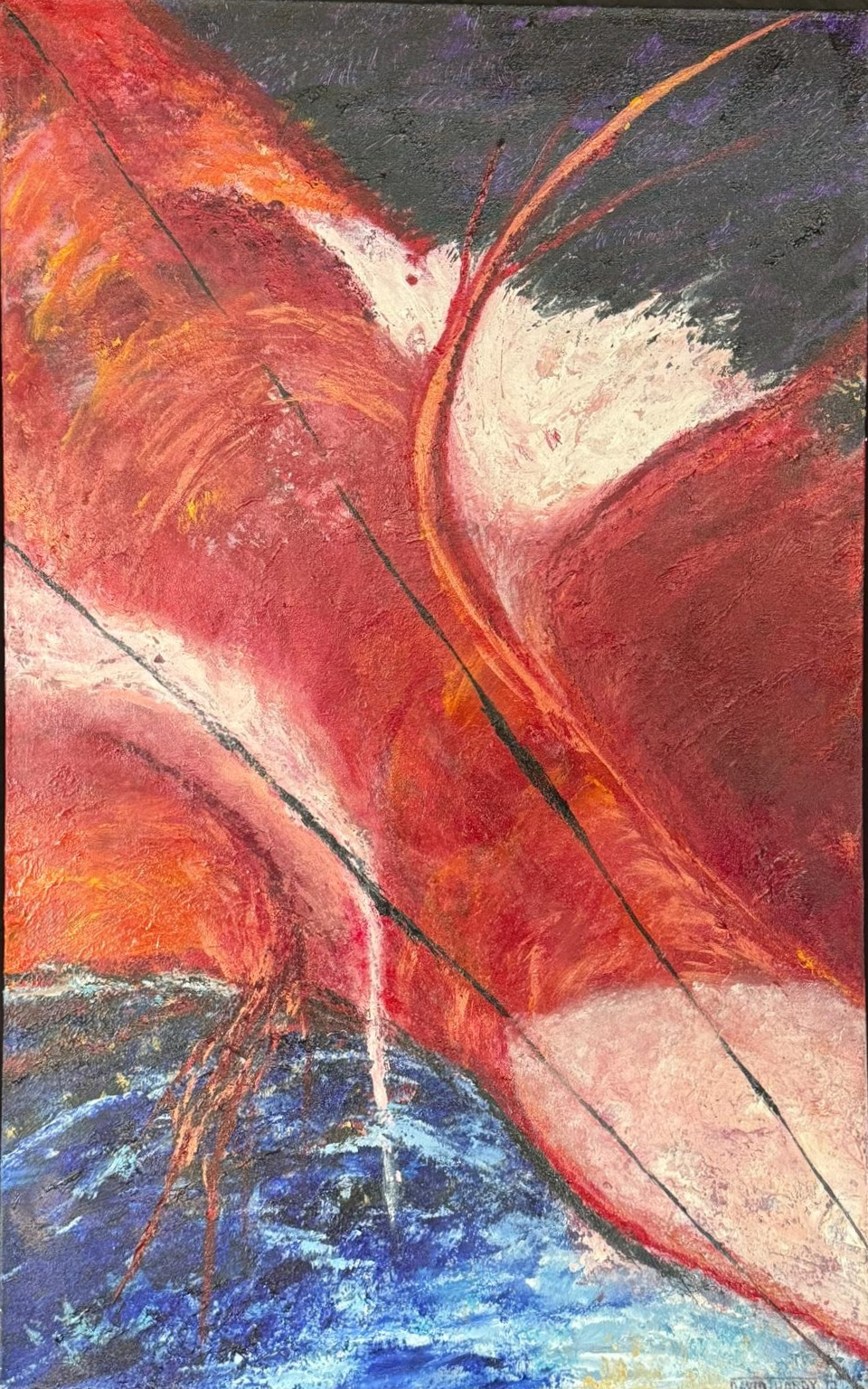 Birth of a Flame — artwork by David Thomas Hardy