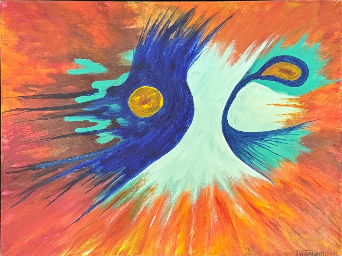 Birth of Two Suns — artwork by David Thomas Hardy