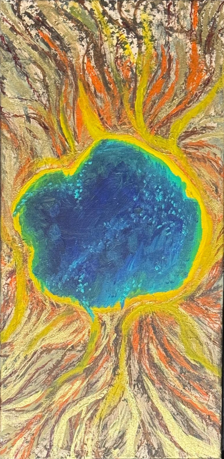 Blue Spring — artwork by David Thomas Hardy