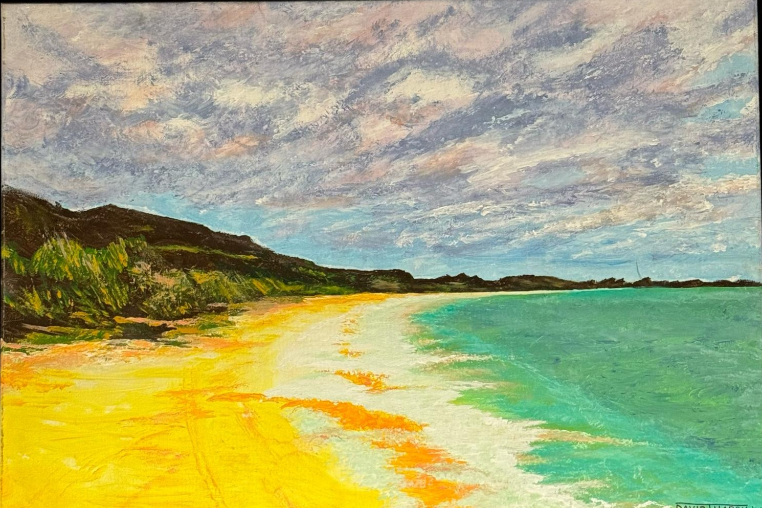 Golden Sands Endless Sky — artwork by David Thomas Hardy