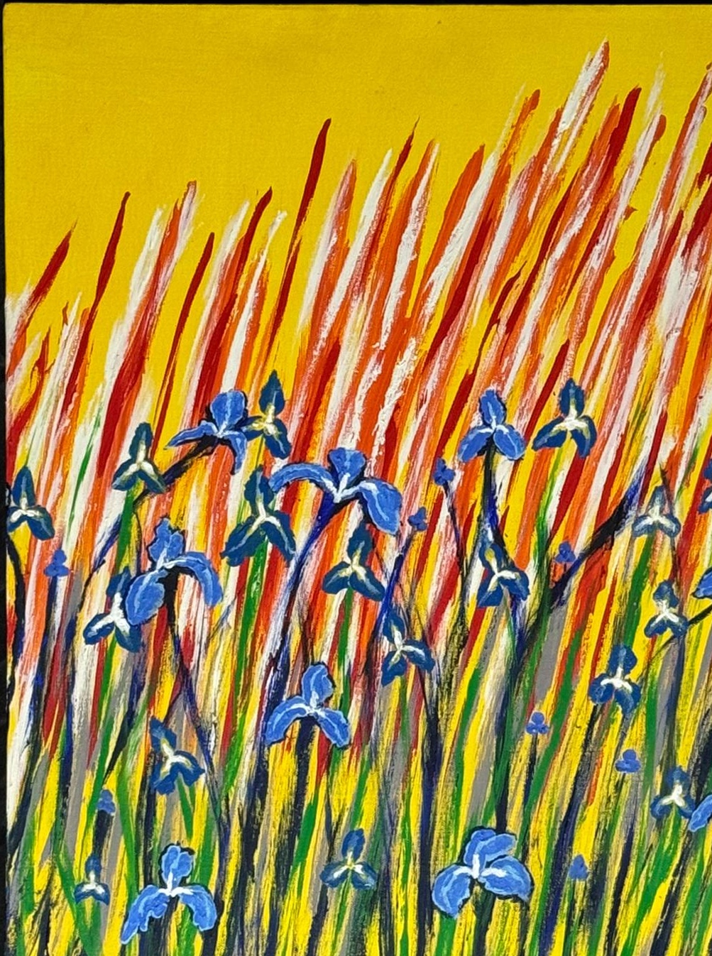 Irises — artwork by David Thomas Hardy
