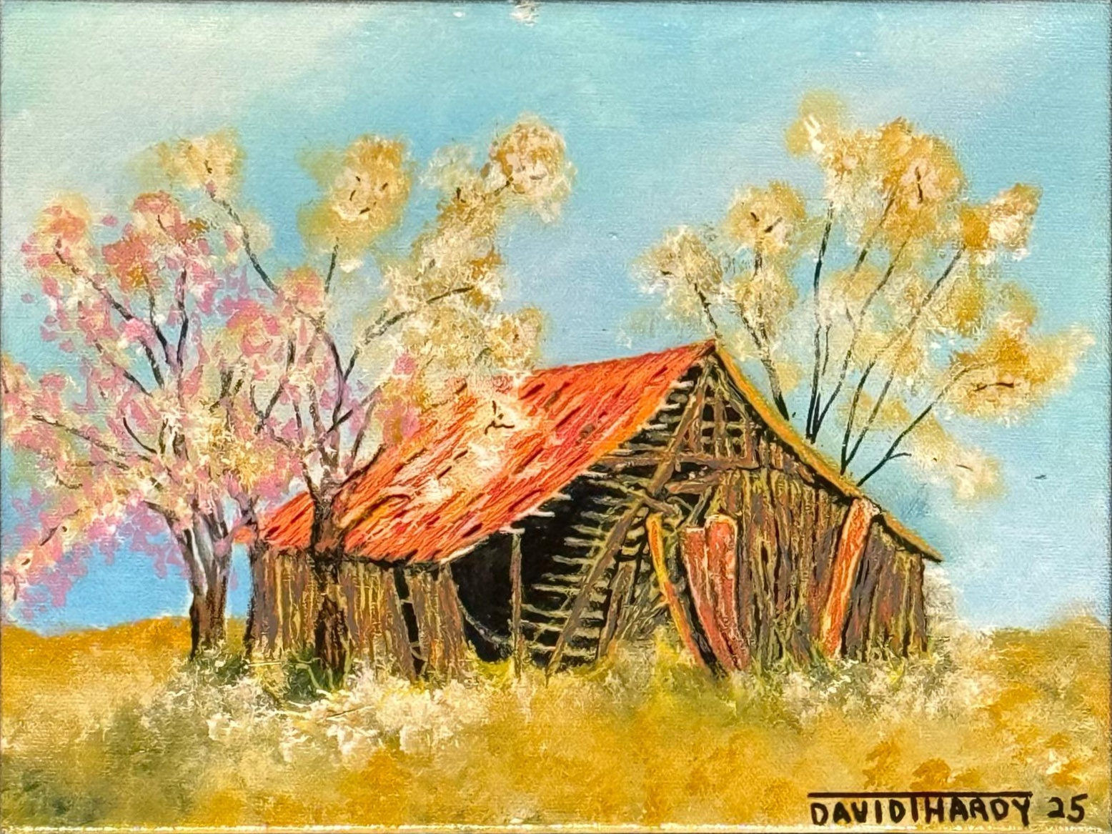 Memories of Blossoms — artwork by David Thomas Hardy