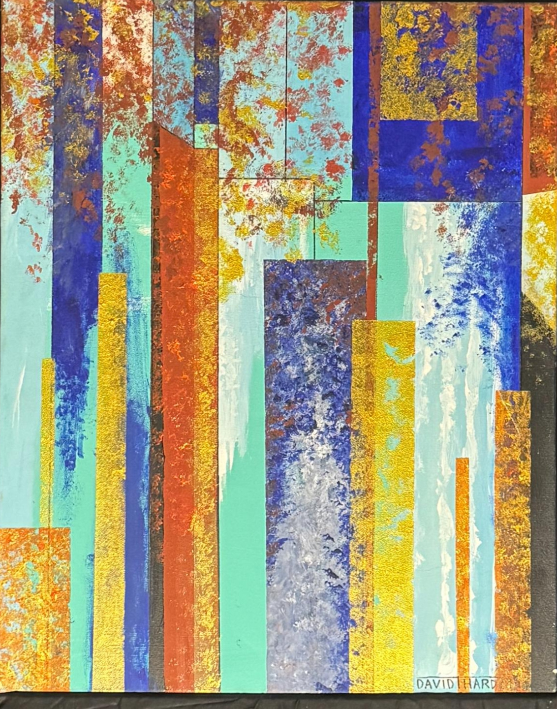 Metropolis of Blue — artwork by David Thomas Hardy