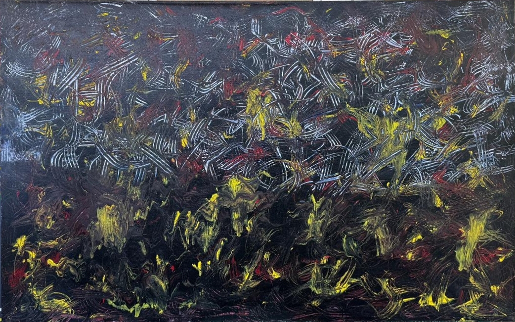 Night Flight — original painting by David Thomas Hardy