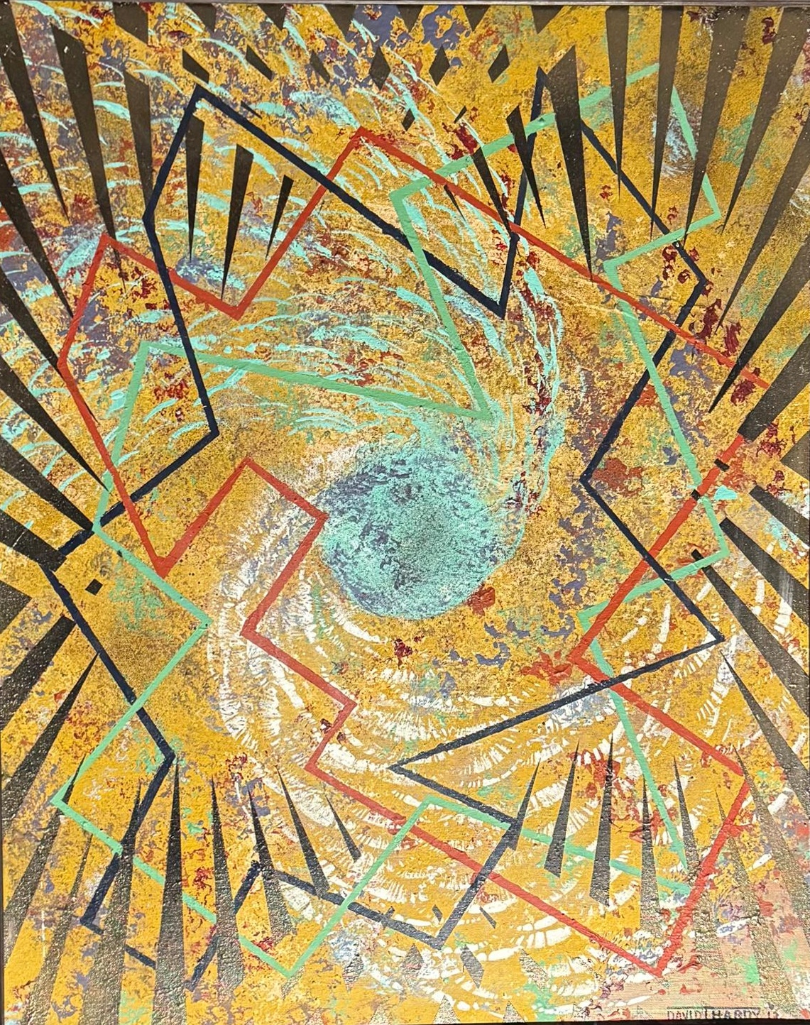 Orbits of Broken Lines — artwork by David Thomas Hardy