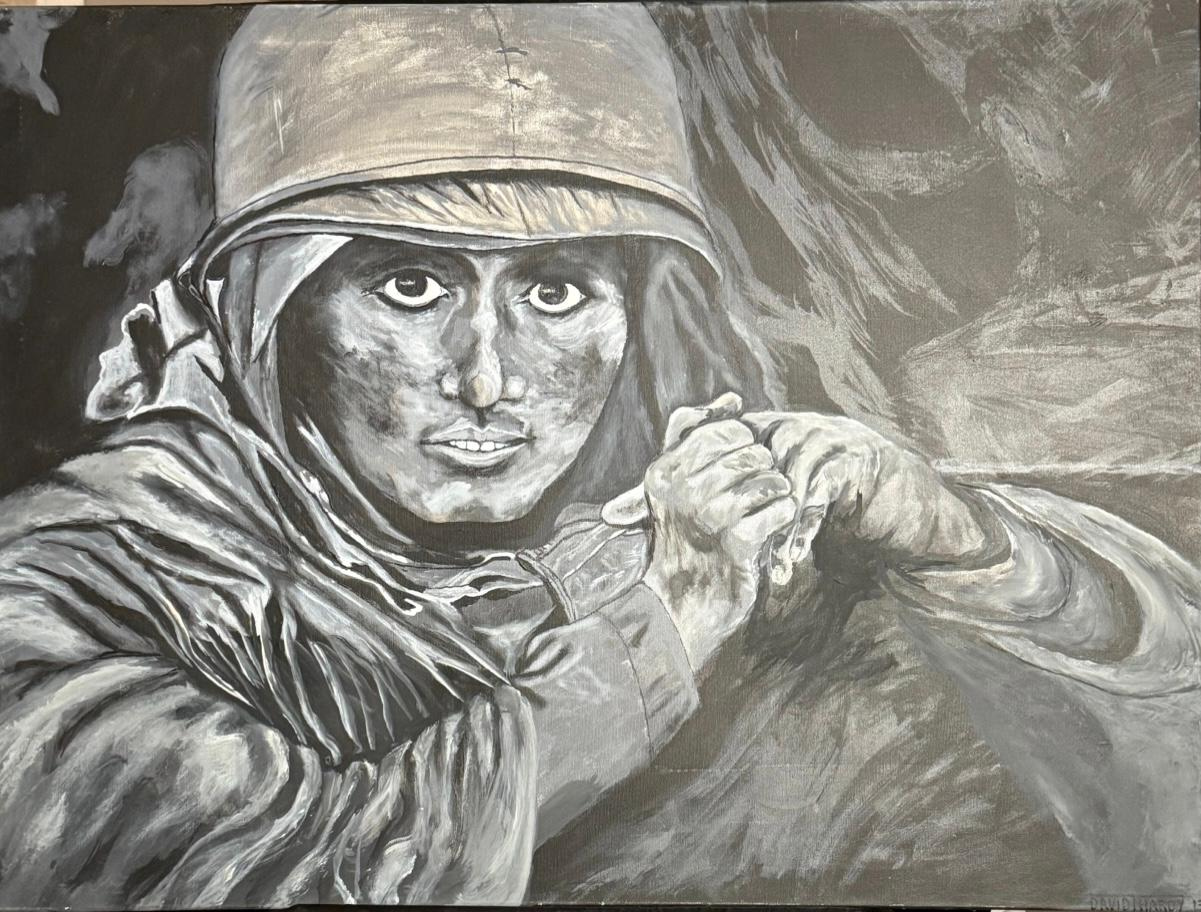 Vietnam Soldier — artwork by David Thomas Hardy