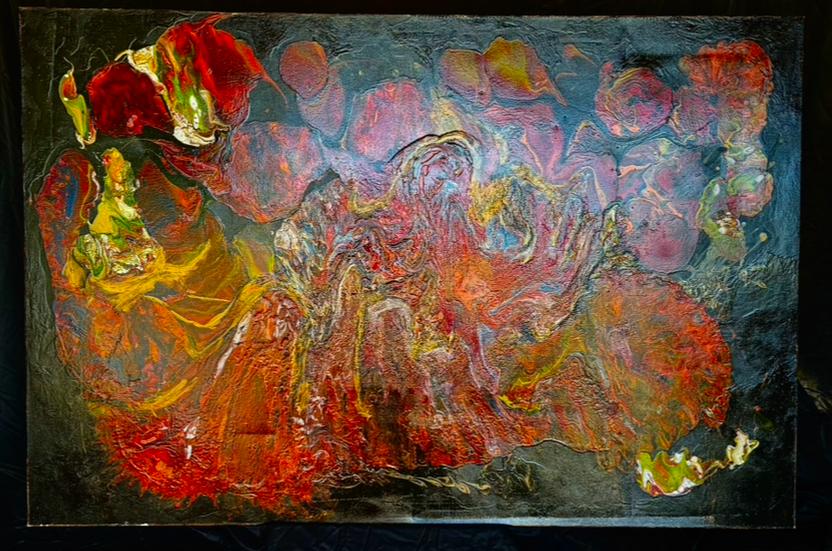 Volcanic Bloom — artwork by David Thomas Hardy