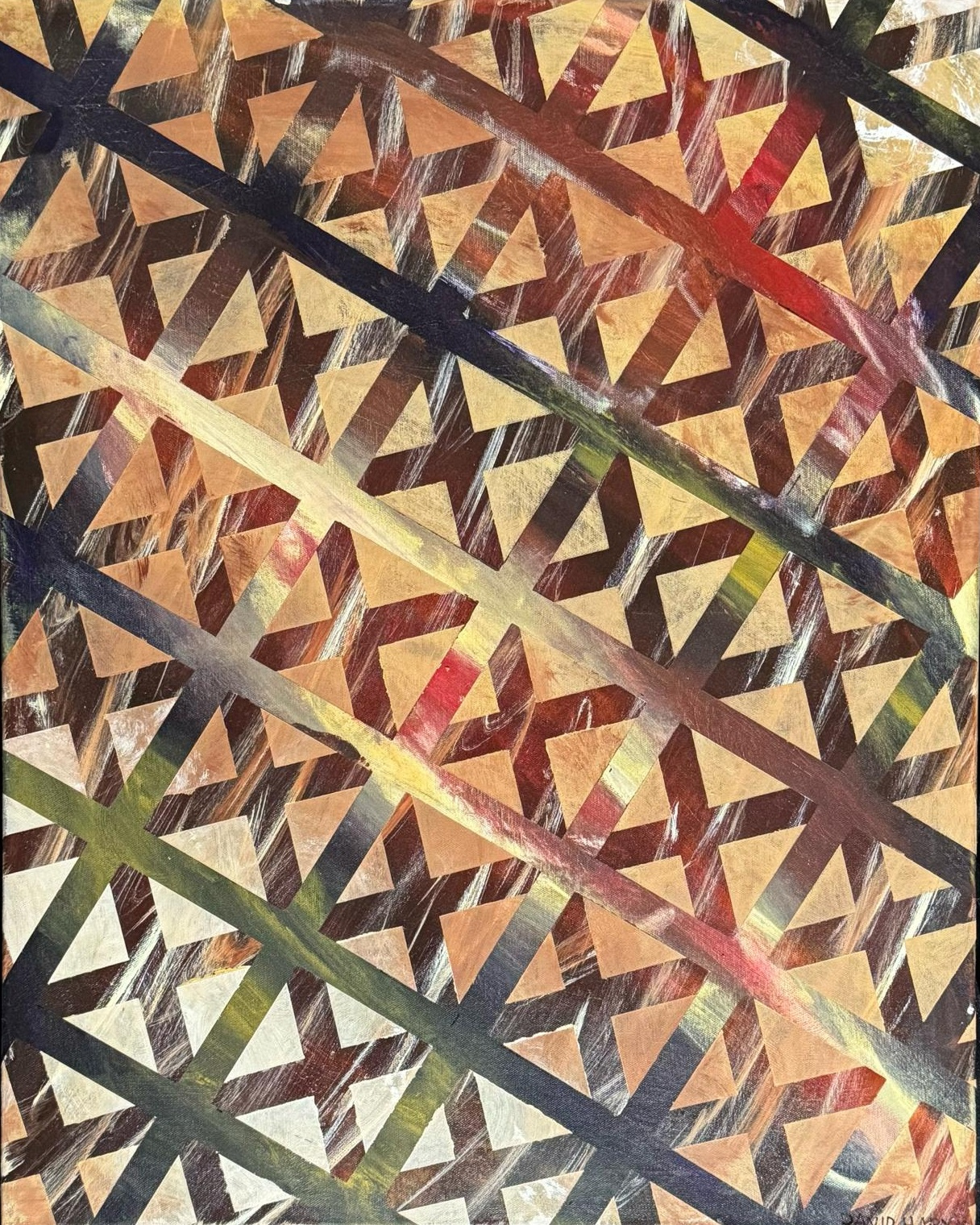 Weathered Stained Glass — artwork by David Thomas Hardy