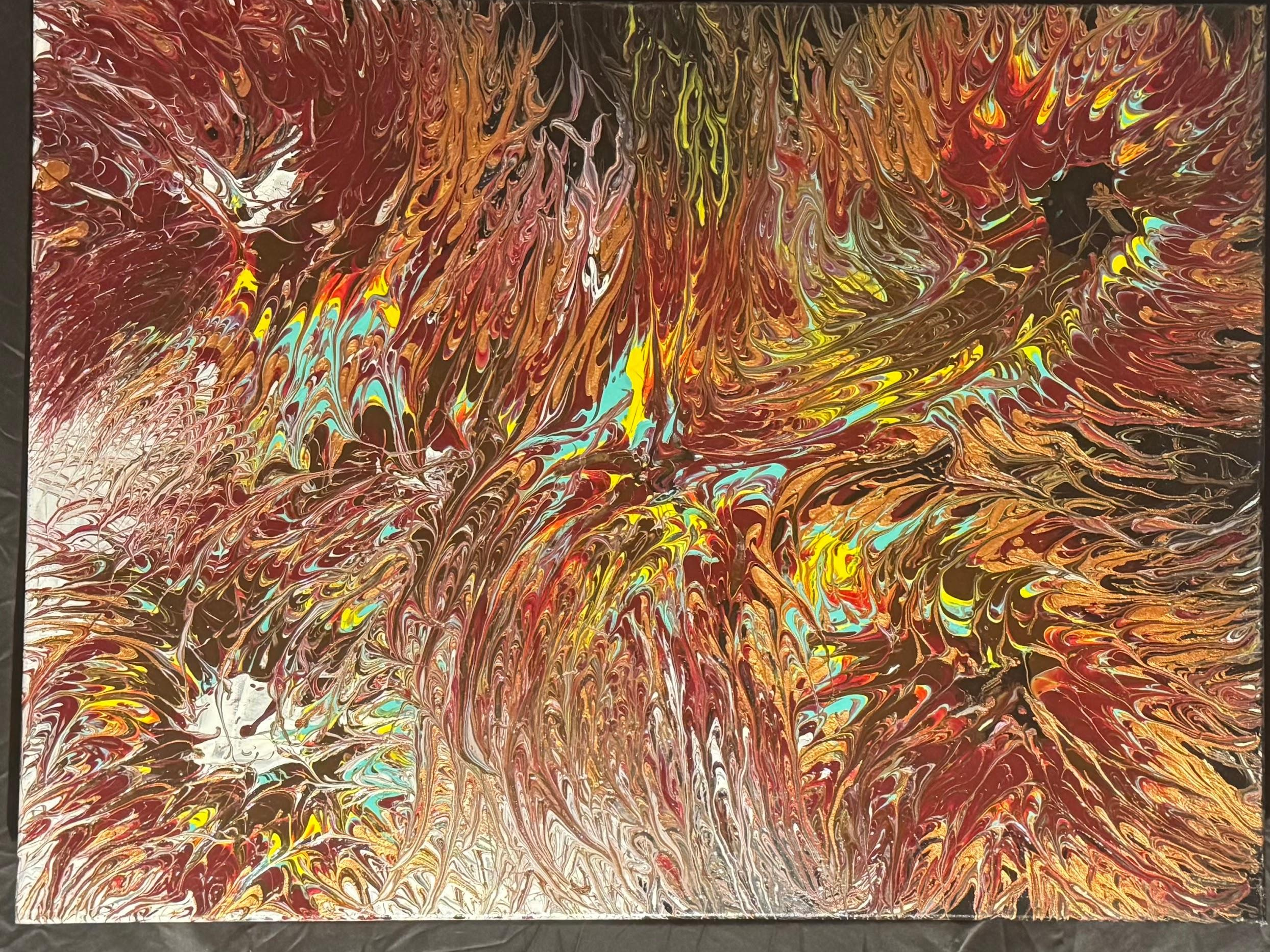Webs of Fire — artwork by David Thomas Hardy