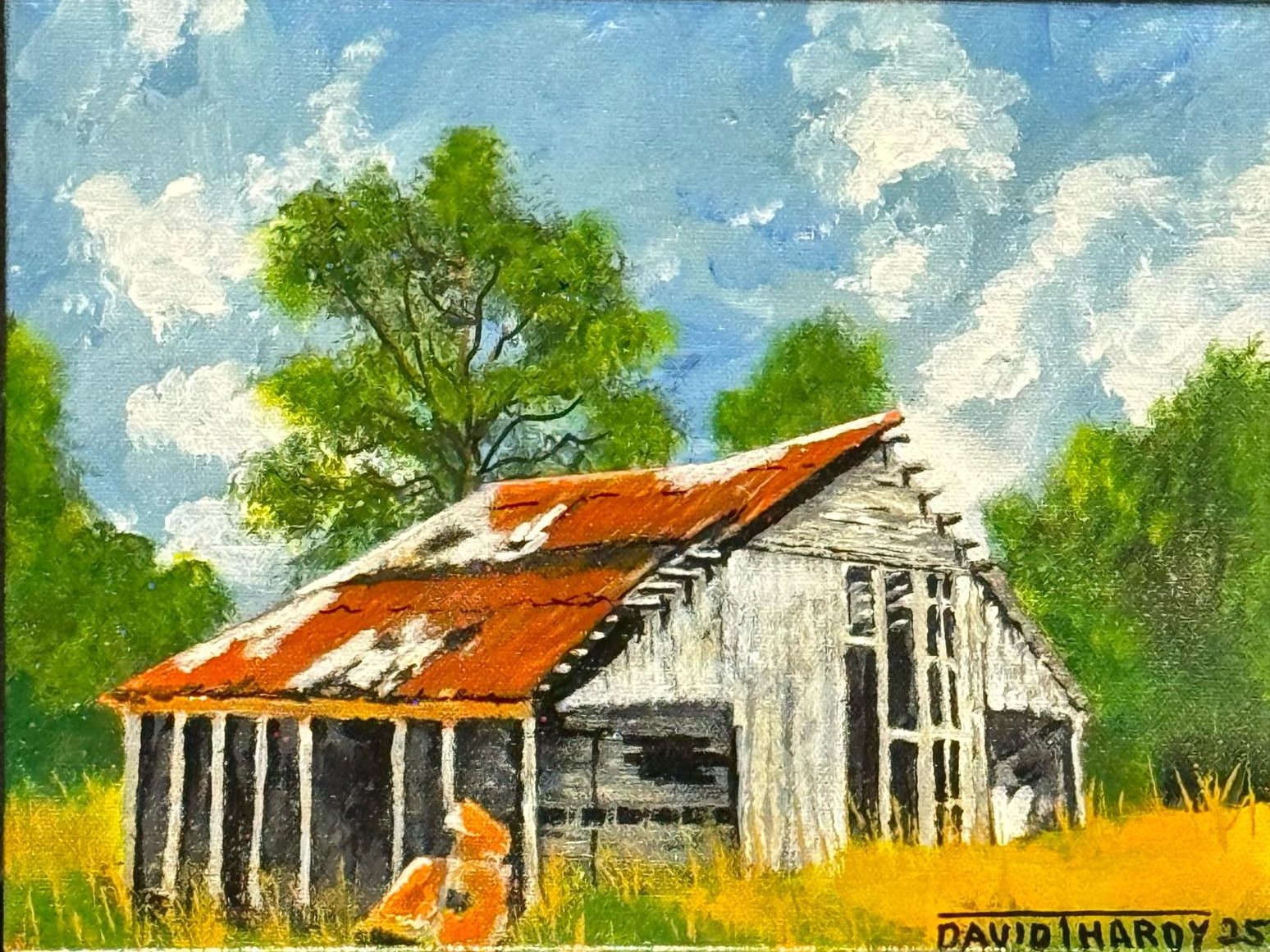When the Roof turned to Rust — artwork by David Thomas Hardy