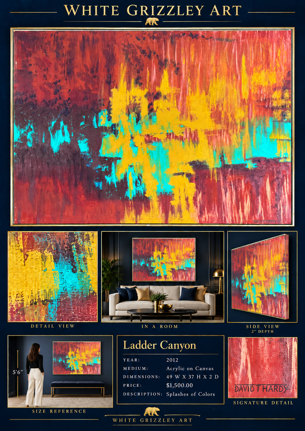 White Grizzley Art presentation for Ladder Canyon